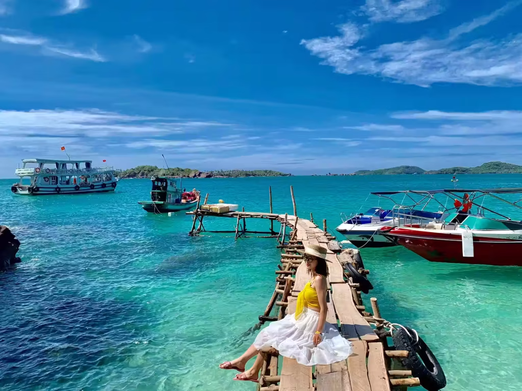 North Island Exploration – Cua Can River, Pepper Garden, Rach Vem Fishing Village & Grand World (MEALS B, L, D)