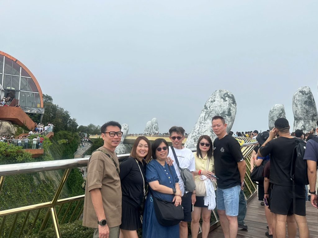 Da Nang – Ba Na Hills Cable Car – Golden Bridge, Linh Ung Pagoda, Fantasy Park & French Village (MEALS B, L, D)