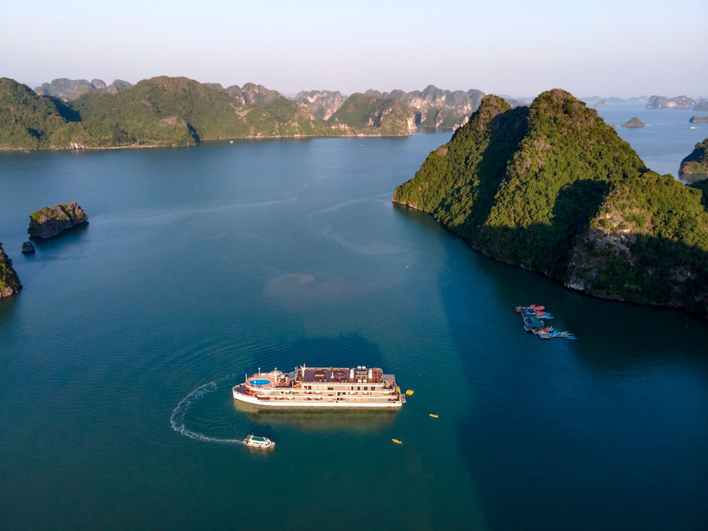 Ninh Binh to Ha Long Bay – Surprise Cave, Titop Island & Overnight Cruise (MEALS B, L, D)